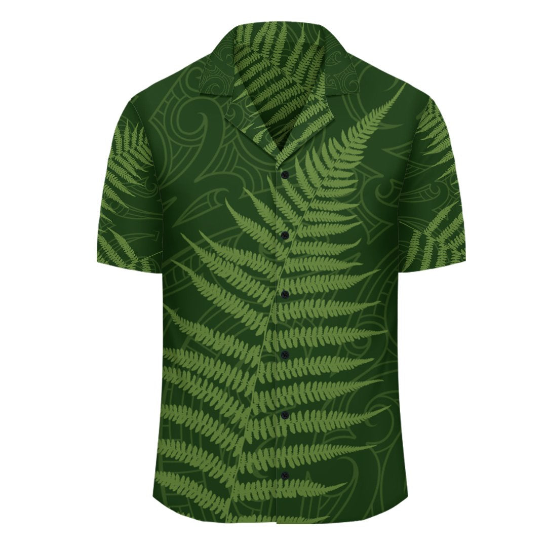 (Personalized) Hawaii Fern Leave Polynesian - Hawaiian Shirt - Melio Style - Polynesian Pride