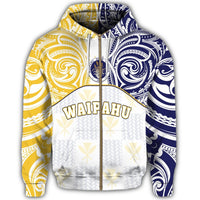 hawaiiZipper Hoodie Kanaka Waipahu High School Zipper Hoodie Demodern Style - Polynesian Pride