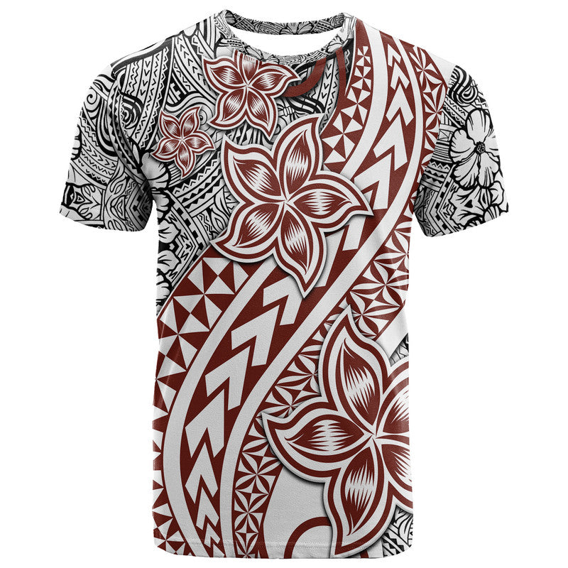 Traditional Polynesian Tribal Tattoo Retro T Shirt LT9 White - Polynesian Pride