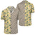 Tropical Flamingo Yellow Lauhala Moiety Hawaiian Shirt Unisex Art - Polynesian Pride