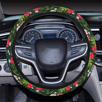 Tropical Flower Mix Hawaii Universal Steering Wheel Cover with Elastic Edge - Polynesian Pride
