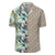 Tropical Flower Plant And Leaf Pattern Lauhala Moiety Hawaiian Shirt - Polynesian Pride