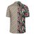 Tropical Flowers Palm And Leaves Lauhala Moiety Hawaiian Shirt - Polynesian Pride