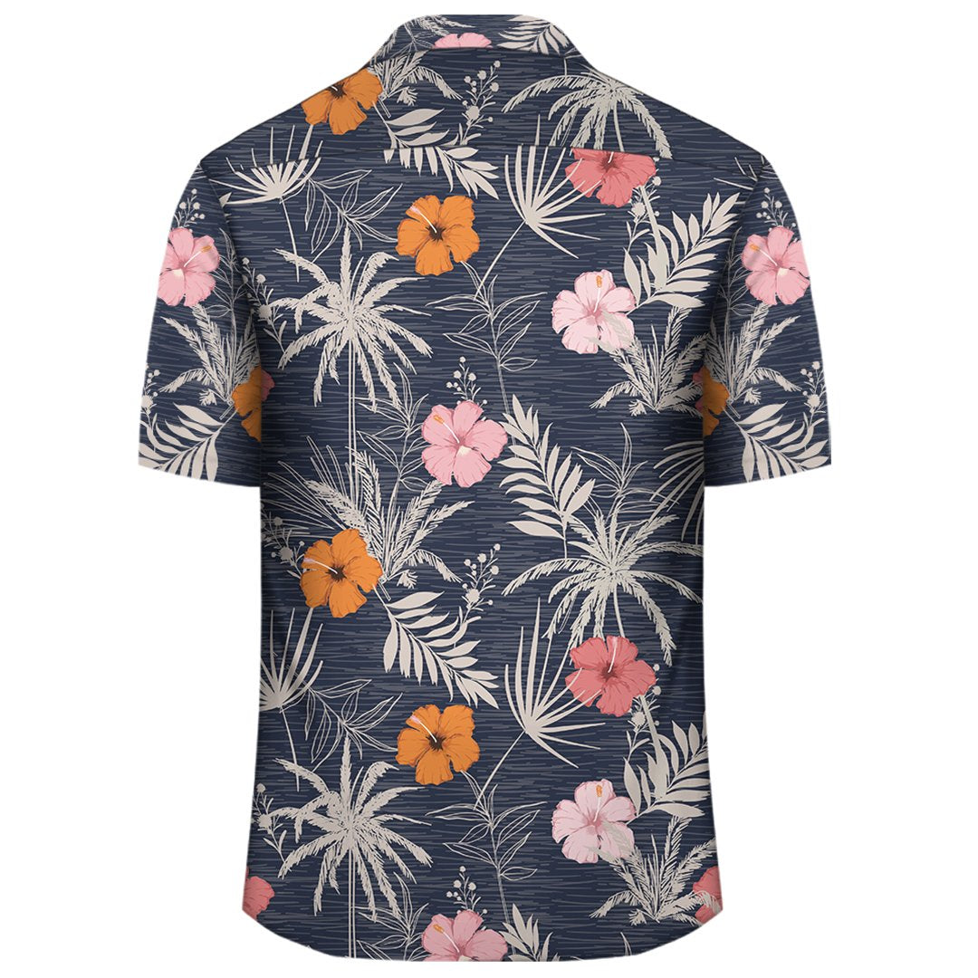 Tropical Grey Hawaiian Shirt - Polynesian Pride