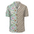 Tropical Hibiscus Palm Leaves Lauhala Moiety Hawaiian Shirt - Polynesian Pride