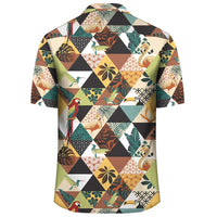 Tropical Jungle Parrots And Flamingos Pattern Hawaiian Shirt - Polynesian Pride
