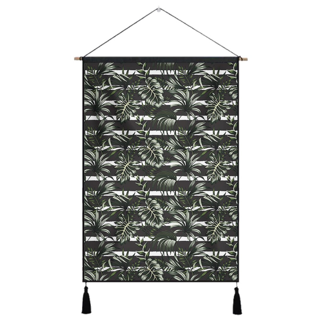 Tropical Line Patttern Hanging Poster - AH Hanging Poster 43 x 65 cm Cotton And Linen - Polynesian Pride