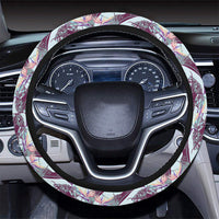 Tropical Monstera Leaf Hawaii Universal Steering Wheel Cover with Elastic Edge - Polynesian Pride