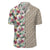 Tropical Palm Leaf White Lauhala Moiety Hawaiian Shirt - Polynesian Pride