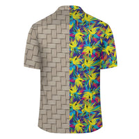 Tropical Pattern Mix Lauhala Moiety Hawaiian Shirt - Polynesian Pride