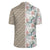 Tropical Pattern With Orchids Leaves And Gold Chains Lauhala Moiety Hawaiian Shirt - Polynesian Pride