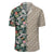 Tropical Plumeria Pattern With Palm Leaves Lauhala Moiety Hawaiian Shirt - Polynesian Pride