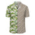 Tropical Plumeria White Lauhala Moiety Hawaiian Shirt - Polynesian Pride