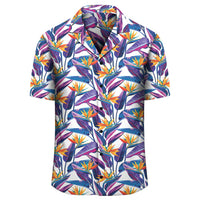 Tropical Strelitzia Hawaiian Shirt - Polynesian Pride