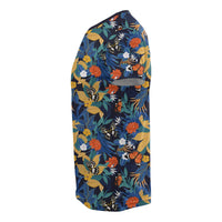 Hawaii Tropical Buttterfly and Flower T Shirt - Polynesian Pride