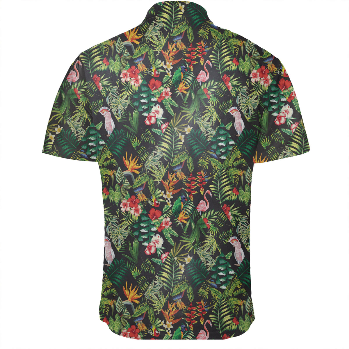Hawaiian Shirt - Tropical Flamingo Hibiscus Shirt - Polynesian Pride
