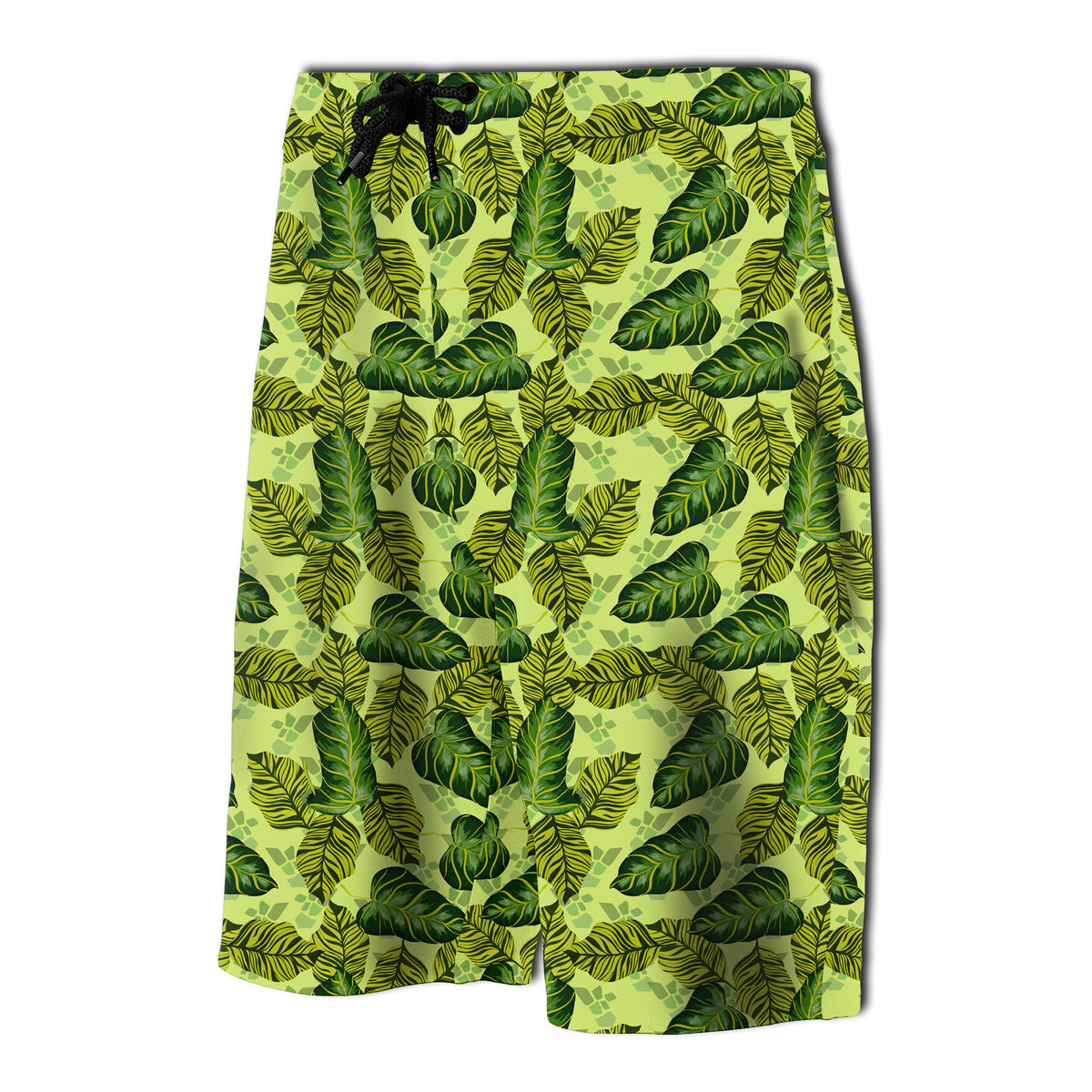 Tropical Green Board Shorts - Polynesian Pride