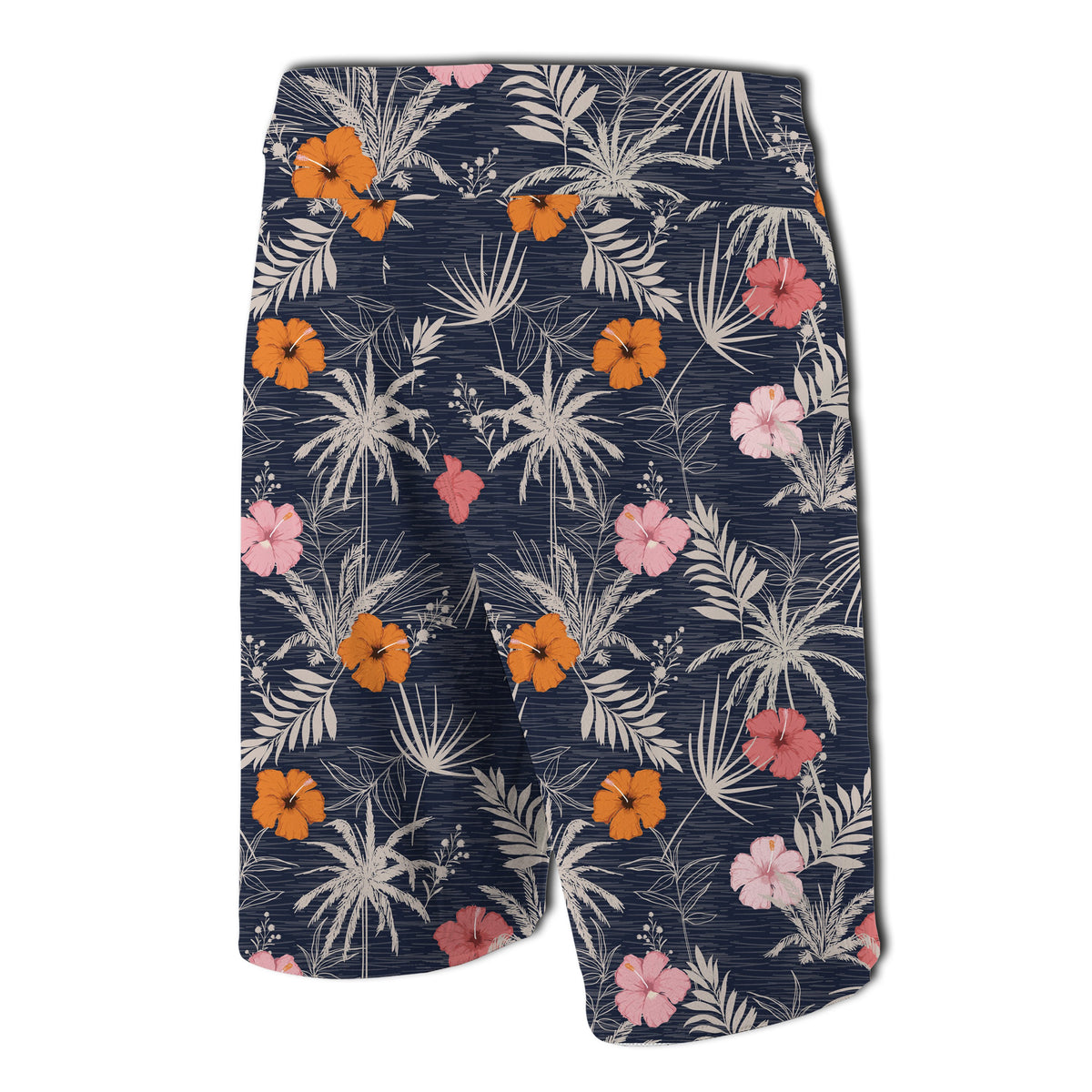 Tropical Grey Board Shorts - Polynesian Pride