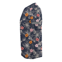 Hawaii Tropical Grey T Shirt - Polynesian Pride