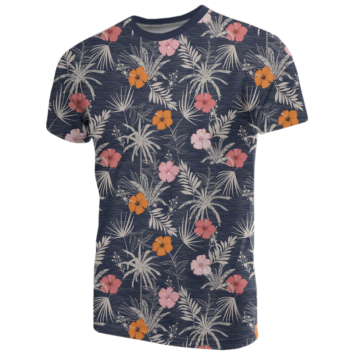 Hawaii Tropical Grey T Shirt - Polynesian Pride