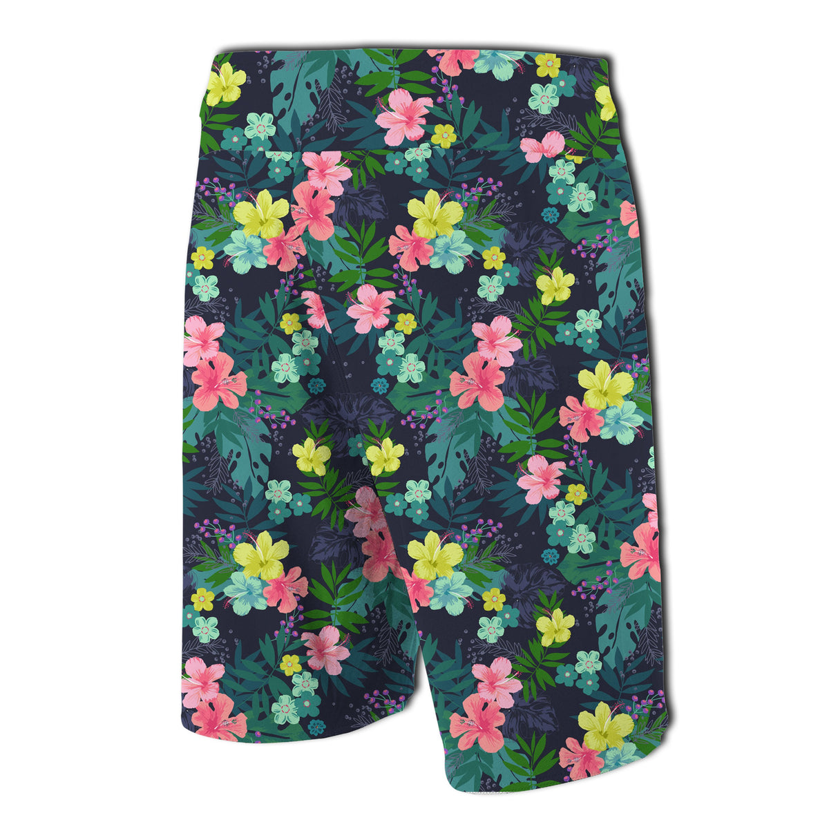 Tropical Hibiscus Board Shorts - Polynesian Pride