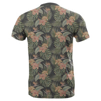 Hawaii Tropical Hibiscus Monstera Leaf T Shirt - Polynesian Pride
