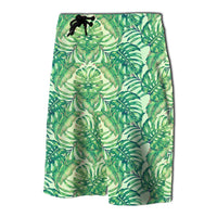 Tropical Leaves Jungle Monstera Leaf Board Shorts - Polynesian Pride