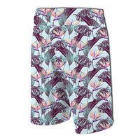 Tropical Monstera Leaf Board Shorts - Polynesian Pride
