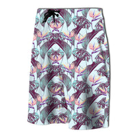 Tropical Monstera Leaf Board Shorts - Polynesian Pride