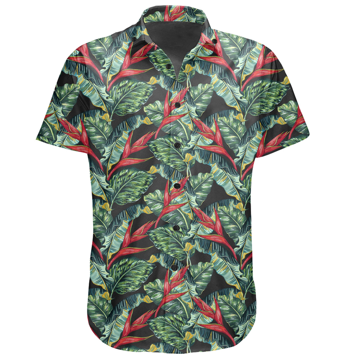 Hawaiian Shirt - Tropical Monstera Leaf Green Mix Shirt - Polynesian Pride