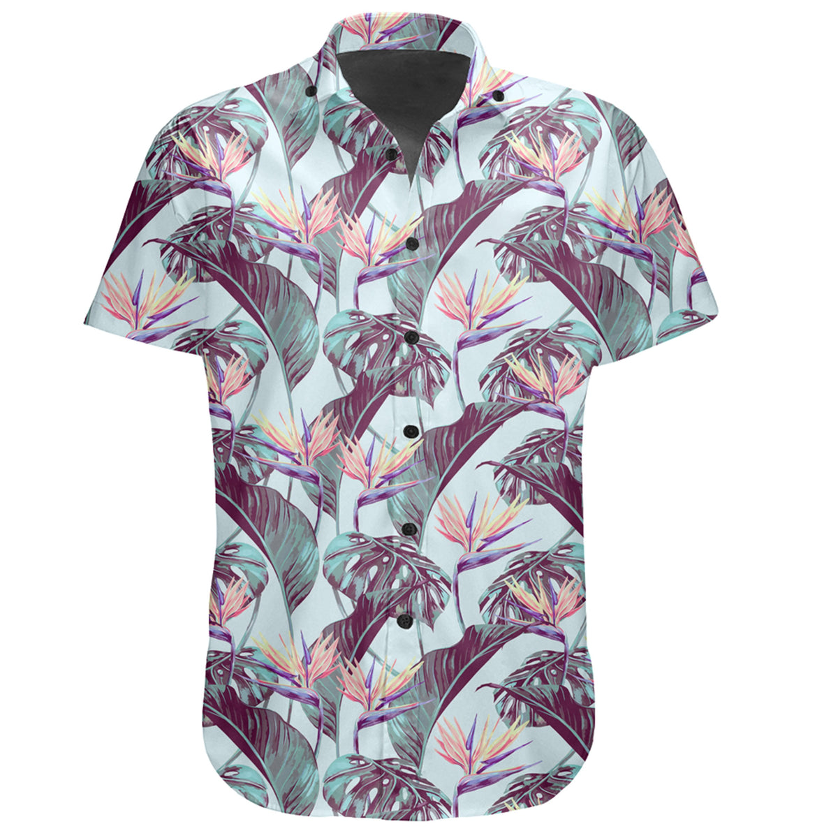 Hawaiian Shirt - Tropical Monstera Leaf Shirt - Polynesian Pride