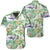 Hawaiian Shirt - Tropical Orange Orchids Strelitzia Monstera Shirt Unisex Black - Polynesian Pride