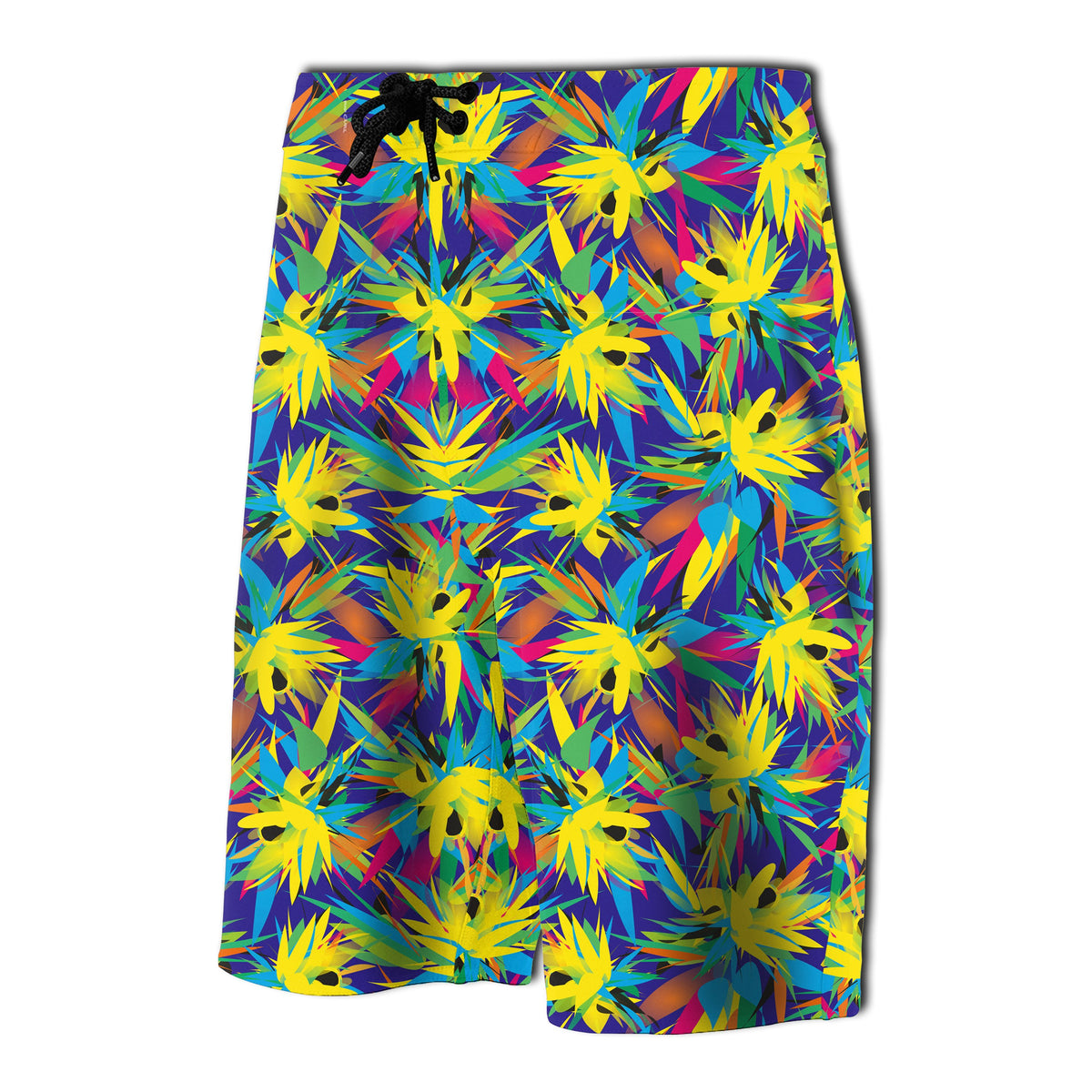 Tropical Pattern Mix Board Shorts - Polynesian Pride