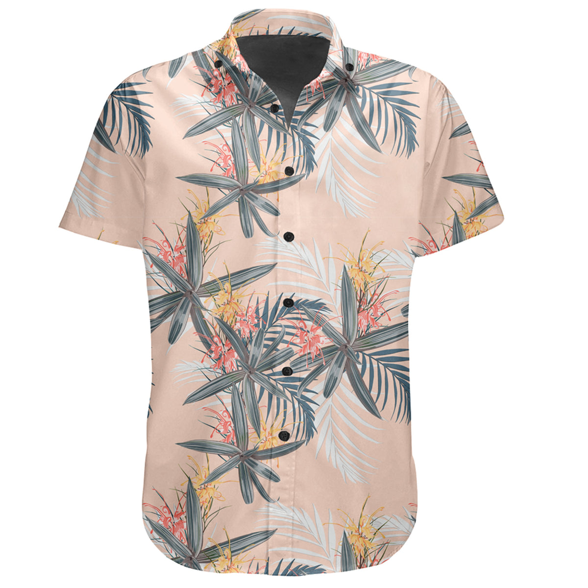 Hawaiian Shirt - Tropical Pattern Pink Shirt - Polynesian Pride