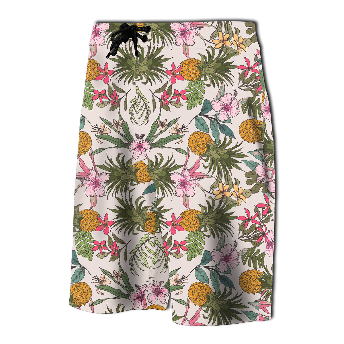 Tropical Pineaapple Board Shorts - Polynesian Pride
