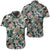 Hawaiian Shirt - Tropical Plumeria Pattern With Palm Leaves Shirt Unisex Black - Polynesian Pride