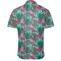 Hawaiian Shirt - Tropical Strelitzia Blue Shirt - Polynesian Pride