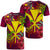 Kanaka Map Turtle Hibiscus T Shirt Red Velvet AH Unisex Red - Polynesian Pride