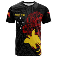 Custom Papua New Guinea 47th Independence T Shirt Tribal Turtle LT7 Black - Polynesian Pride