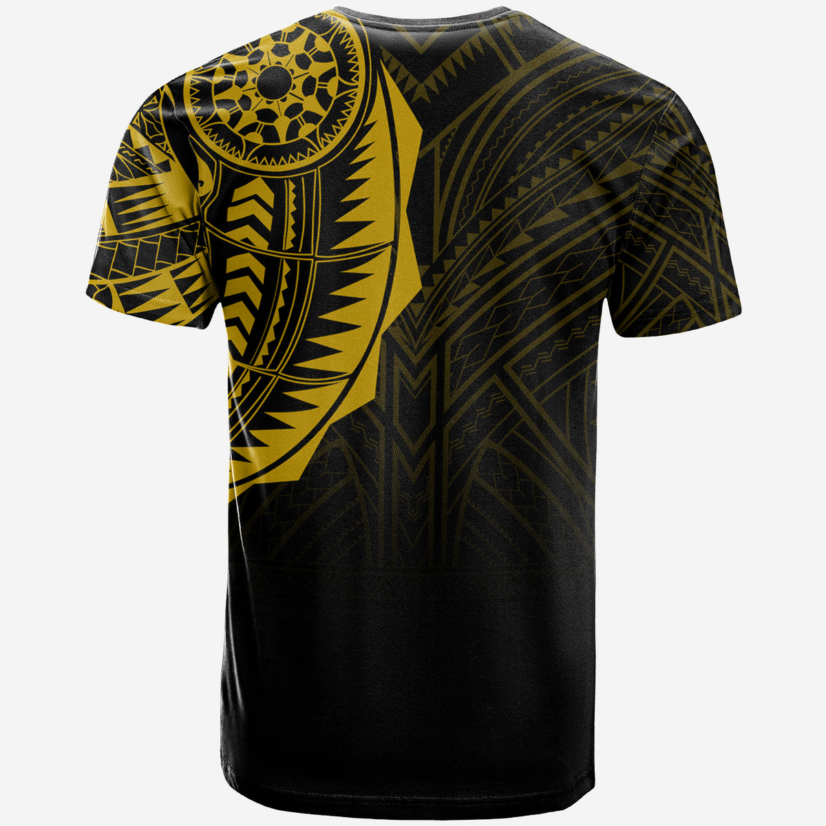 Polynesian Full Sleeve Tattoo T Shirt Gold Vibes LT7 - Polynesian Pride