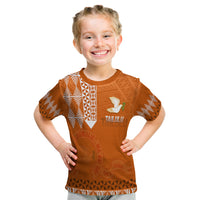 (Custom Personalize) Tonga Kolisi Tailulu Ha'apai KID T Shirt White Dove LT7 Youth XL Size14 - Polynesian Pride