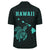 Kakau Polynesian Turtle Map Hawaii Shirt - Turquoise - Polynesian Pride