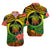 Polynesian Turtle Matching Dress and Hawaiian Shirt Circle Turtle Hibiscus Reggae LT9 - Polynesian Pride