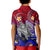 Hawaii Polo Shirt Hawaiian Turtle Plumeria Mixed Polynesian Style LT9 - Polynesian Pride