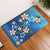 Turtle Polynesian Plumeria Door Mat AH Door Mat Black - Polynesian Pride