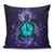 Turtle Hibiscus Galaxy Violet Pillow Covers One Size Zippered Pillow Case 18"x18"(Twin Sides) Black - Polynesian Pride