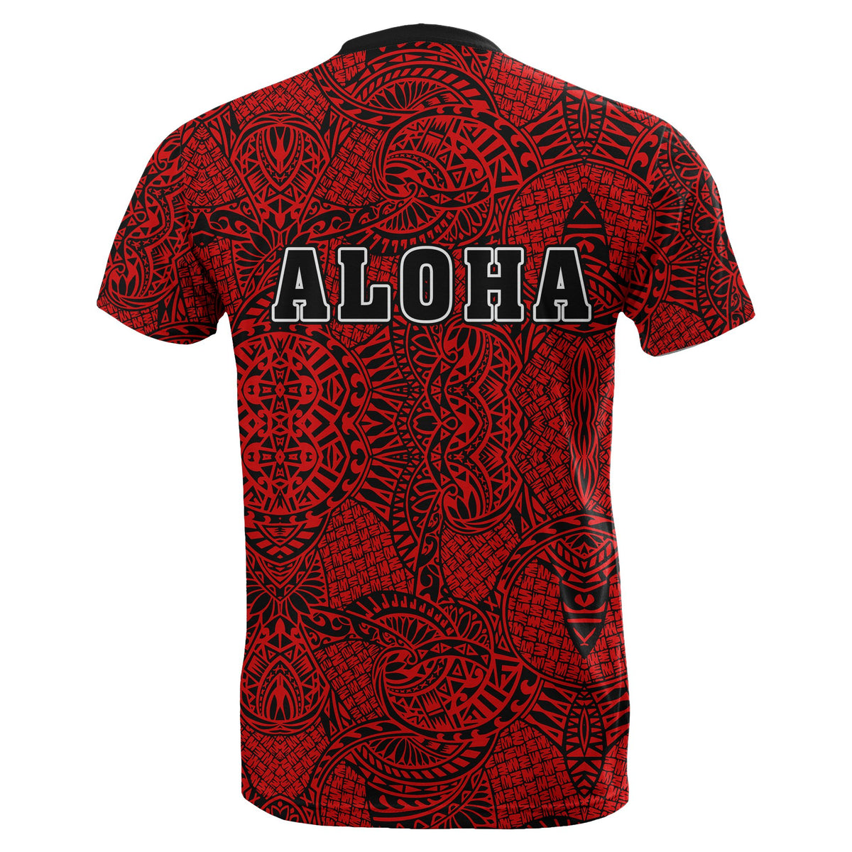 Hibiscus Polynesian Red Hawaii Turtle T Shirt - Polynesian Pride