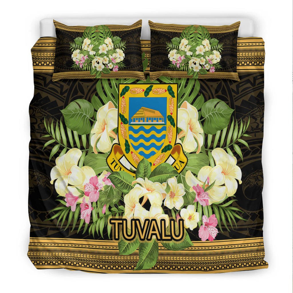 Tuvalu Bedding Set - Polynesian Gold Patterns Collection - Polynesian Pride