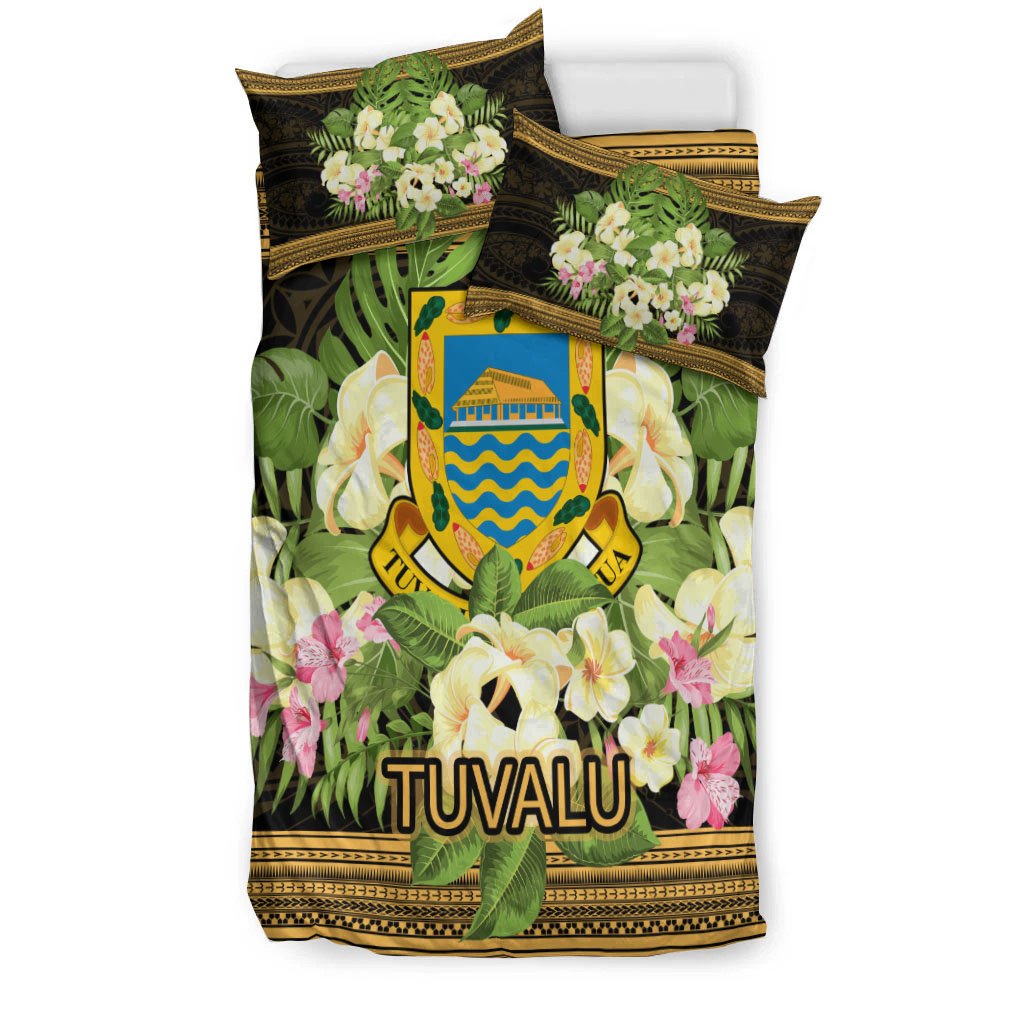 Tuvalu Bedding Set - Polynesian Gold Patterns Collection - Polynesian Pride