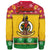 Vanuatu Christmas Sweater - Santa Claus Polynesian Tattoo - Polynesian Pride